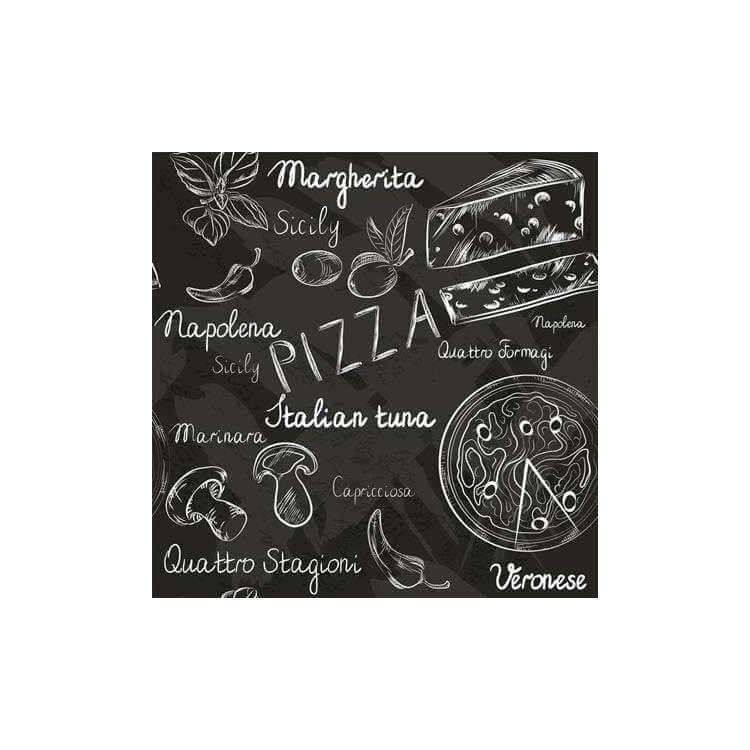 Papel de Parede Adesivo Cozinha Pizza 261746165