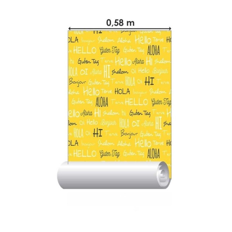 Papel de Parede Adesivo Cumprimentos jovens...