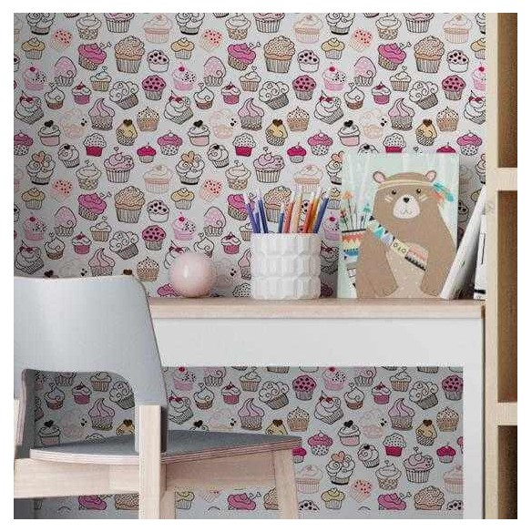 Papel de Parede Adesivo Cupcakes 95834998