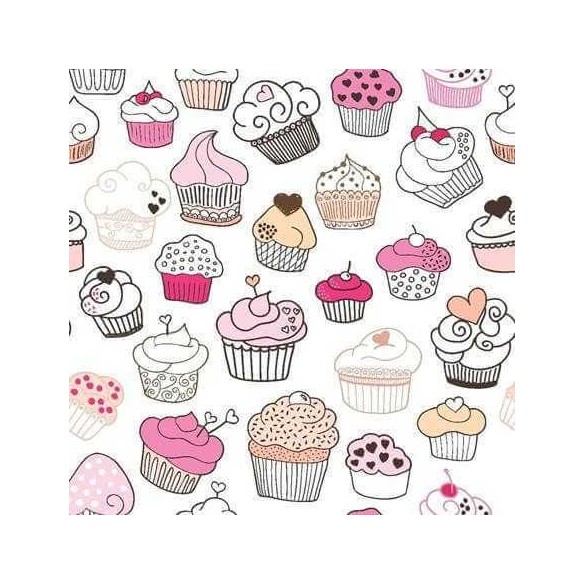 Papel de Parede Adesivo Cupcakes 95834998