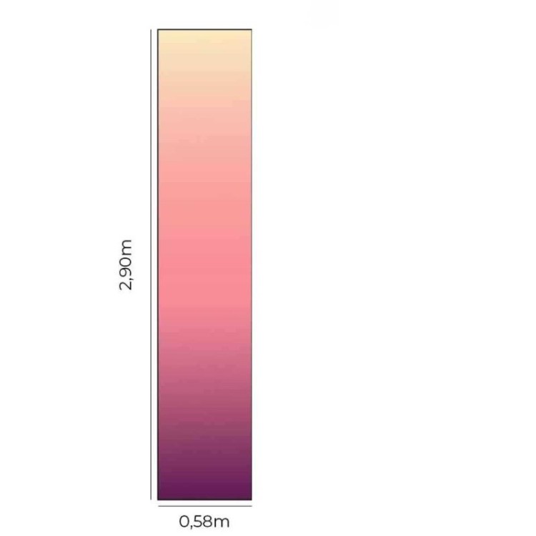 Papel de Parede Adesivo Degradê Amarelo e Roxo...