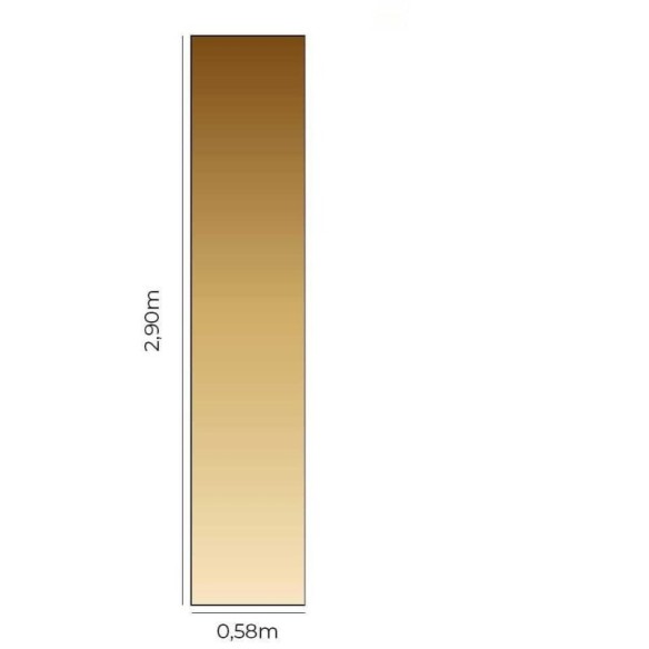 Papel de Parede Adesivo Degradê Amarelo Ouro N07167