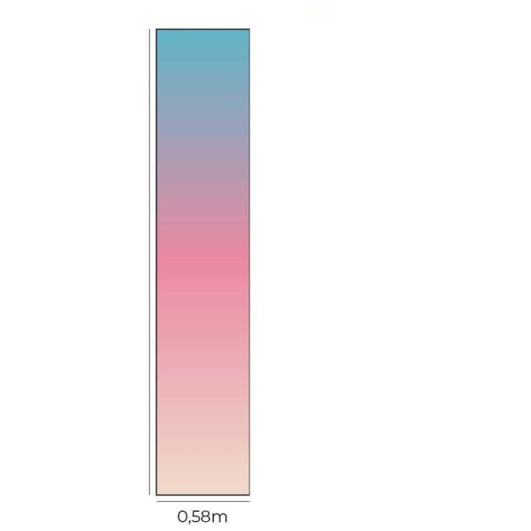 Papel de Parede Adesivo Degradê Amarelo Rosa e...