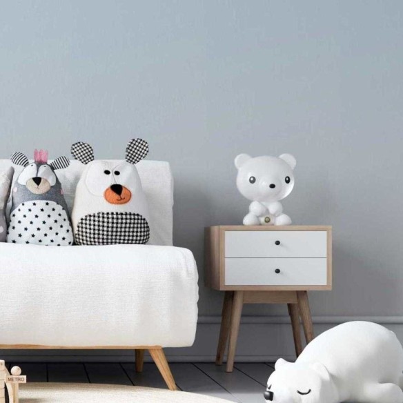 Papel de Parede Adesivo Degradê Azul e Branco N05134