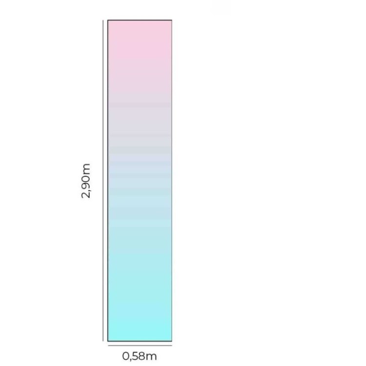 Papel de Parede Adesivo Degradê Azul e Rosa N05128