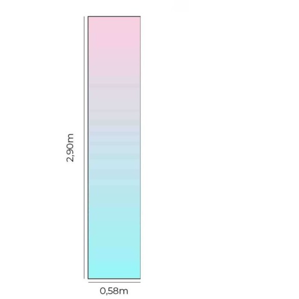 Papel de Parede Adesivo Degradê Azul e Rosa N05128