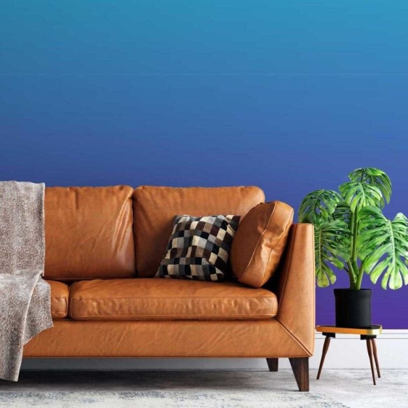 Papel de Parede Adesivo Degradê Azul e Roxo N05167