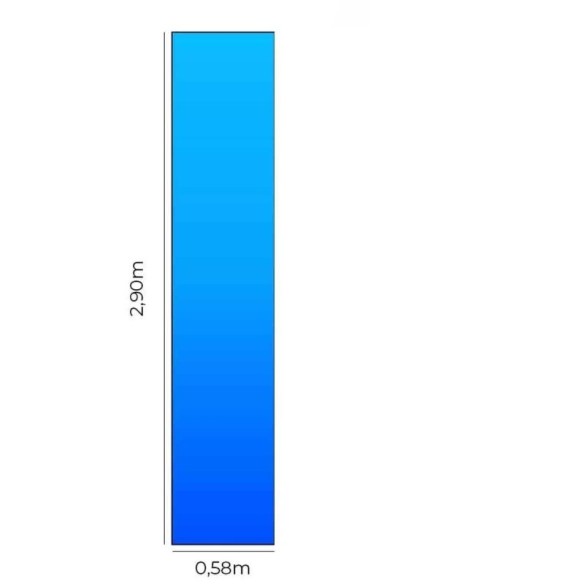 Papel de Parede Adesivo Degradê Azul N05140