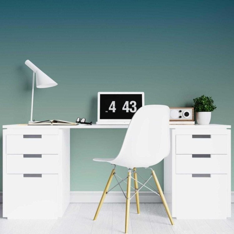 Papel de Parede Adesivo Degradê Azul N07161