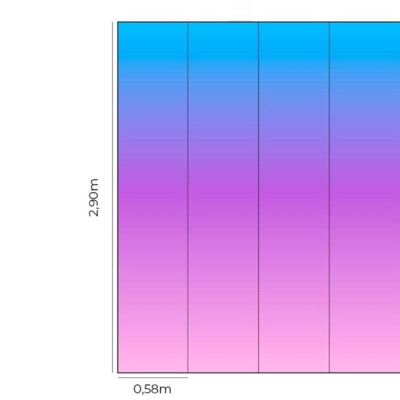 Papel de Parede Adesivo degradê azul roxo N014074
