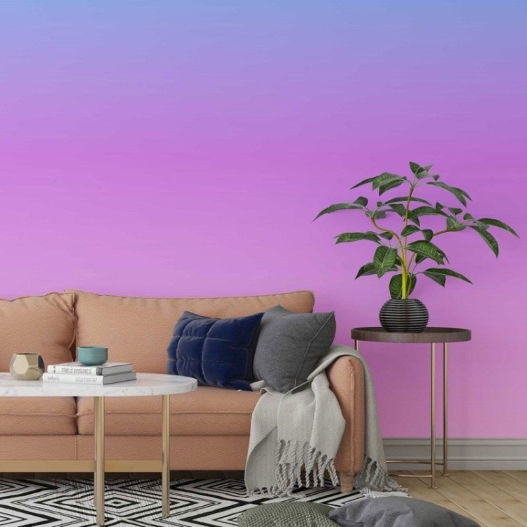 Papel de Parede Adesivo degradê azul roxo N014074