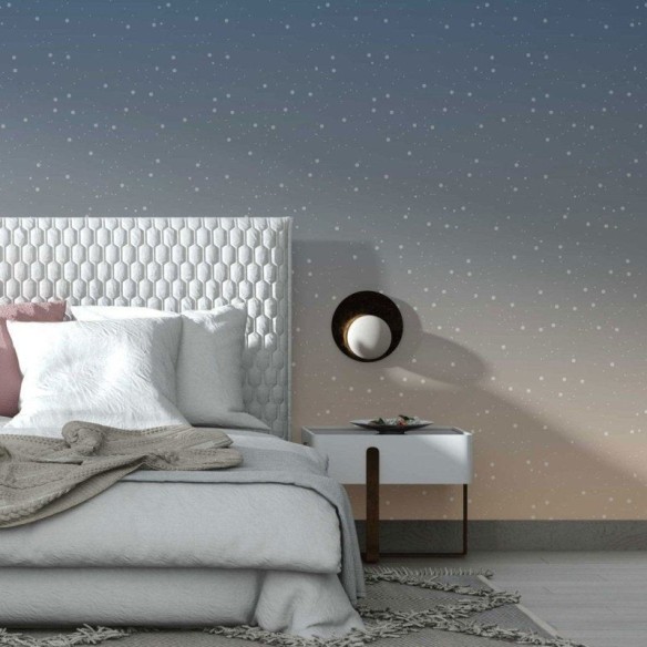 Papel de Parede Adesivo Degradê Céu estrelado N014107
