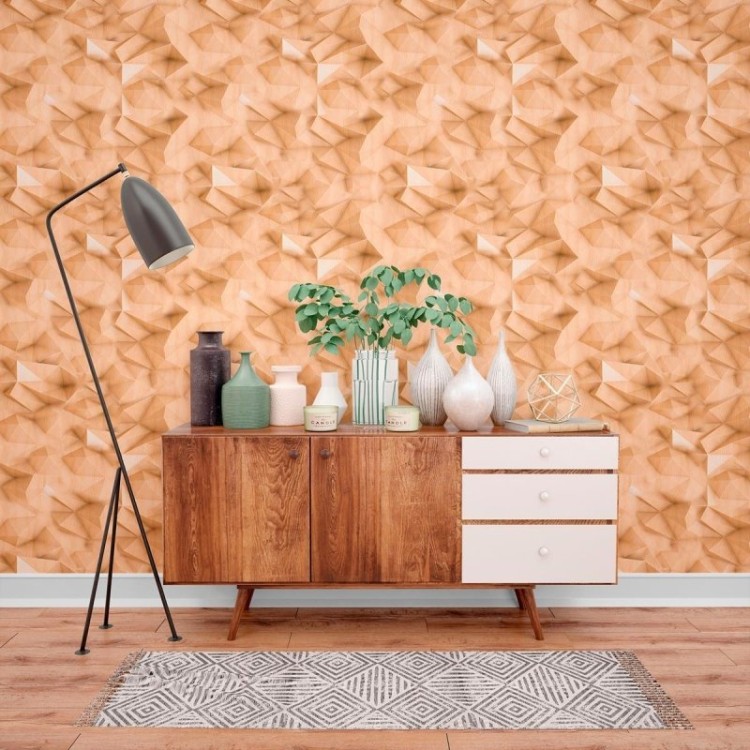 Papel de Parede Adesivo 3D Geométrico N010156