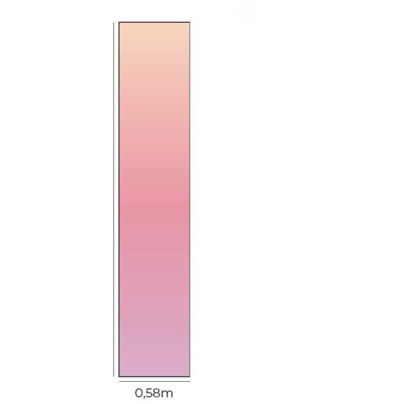Papel de Parede Adesivo Degradê Laranja e Rosa N07153