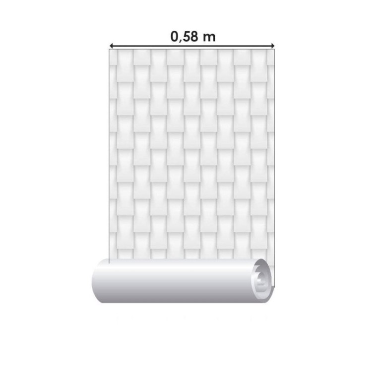 Papel de Parede Adesivo 3D Geométrico N010157