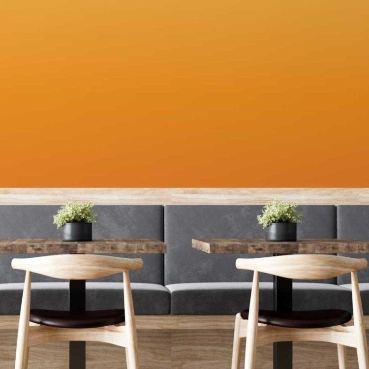 Papel de Parede Adesivo Degradê Laranja N05139