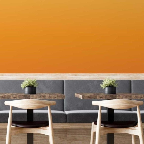 Papel de Parede Adesivo Degradê Laranja N05139