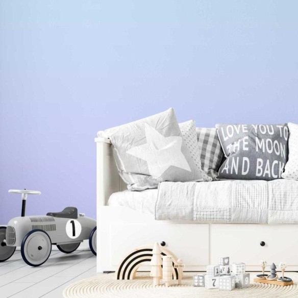 Papel de Parede Adesivo Degradê Lilás e Azul N05130