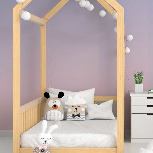 Papel de Parede Adesivo Degradê lilás e rosa N05135