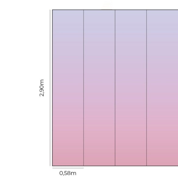 Papel de Parede Adesivo Degradê Lilás Rosa N014180