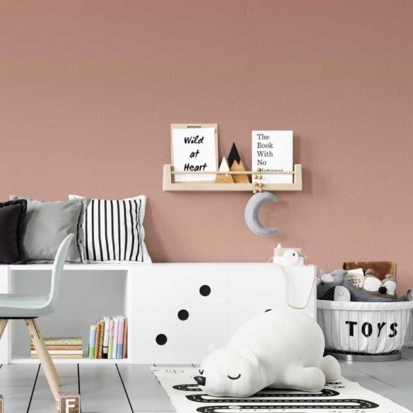 Papel de Parede Adesivo Degradê Marrom e Vermelho N07159