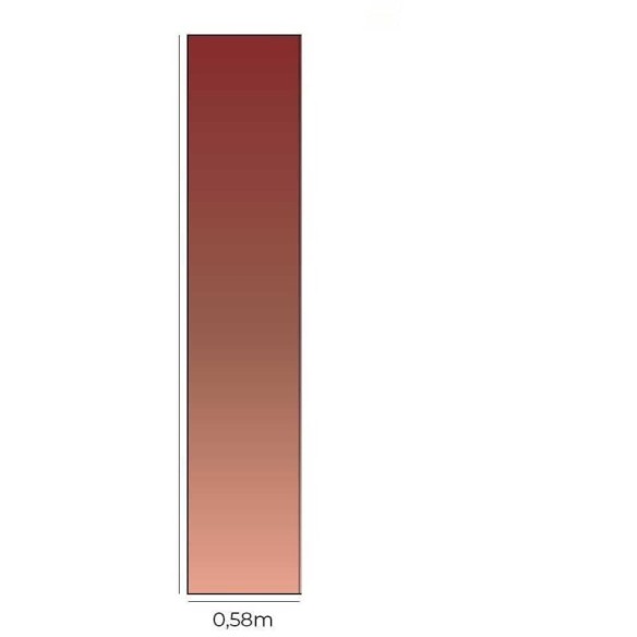 Papel de Parede Adesivo Degradê Marrom e Vermelho N07159