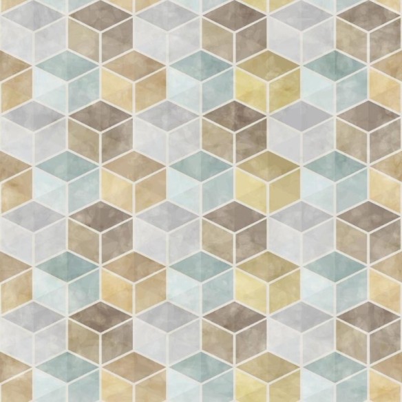 Papel de Parede Adesivo 3D Geométrico N011089