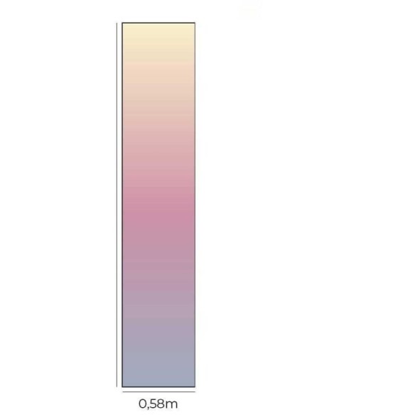 Papel de Parede Adesivo Degradê Rosa  Amarelo e Azul N07150