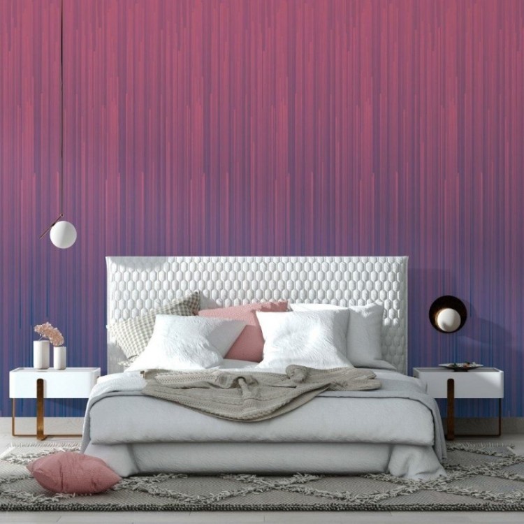 Papel de Parede Adesivo degradê rosa azul...