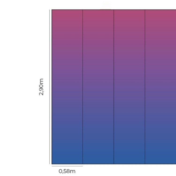Papel de Parede Adesivo Degradê Rosa Azul N014008
