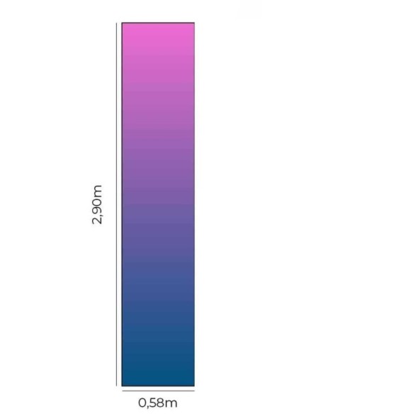 Papel de Parede Adesivo Degradê Rosa e Azul N05166