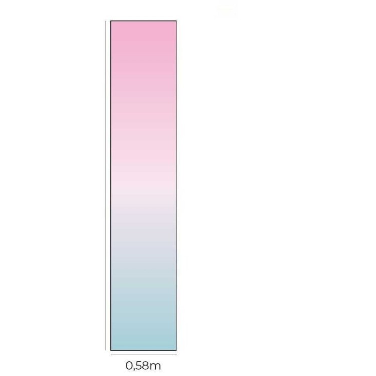 Papel de Parede Adesivo Degradê Rosa e Azul N07142
