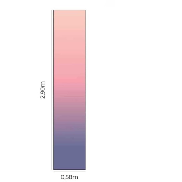 Papel de Parede Adesivo Degradê Rosa e Lilás N05184