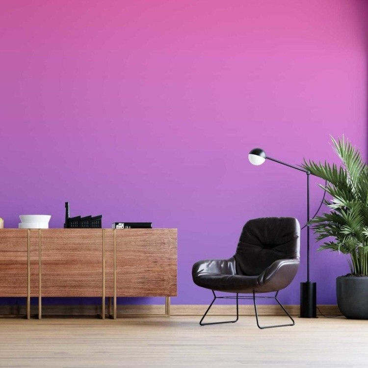 Papel de Parede Adesivo Degradê Rosa e Roxo N05170