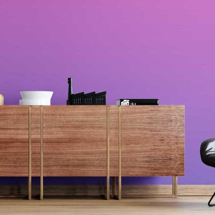 Papel de Parede Adesivo Degradê Rosa e Roxo N05170