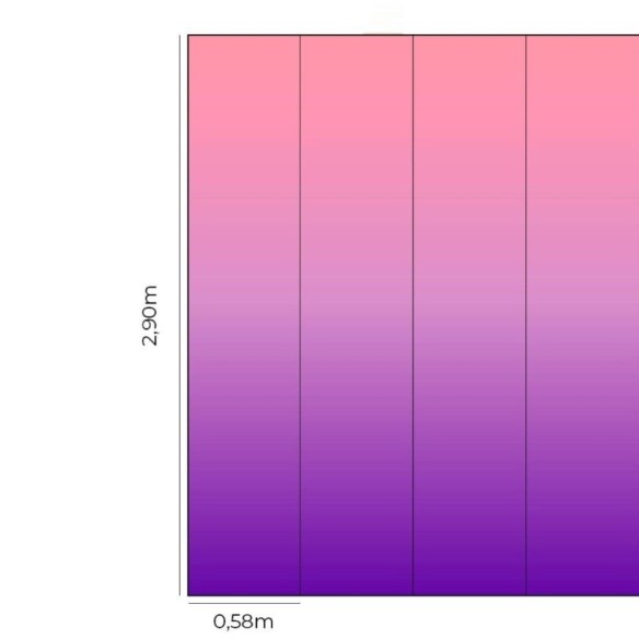 Papel de Parede Adesivo degradê rosa roxo N014066