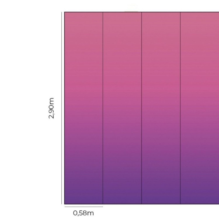 Papel de Parede Adesivo degradê rosa roxo N014076