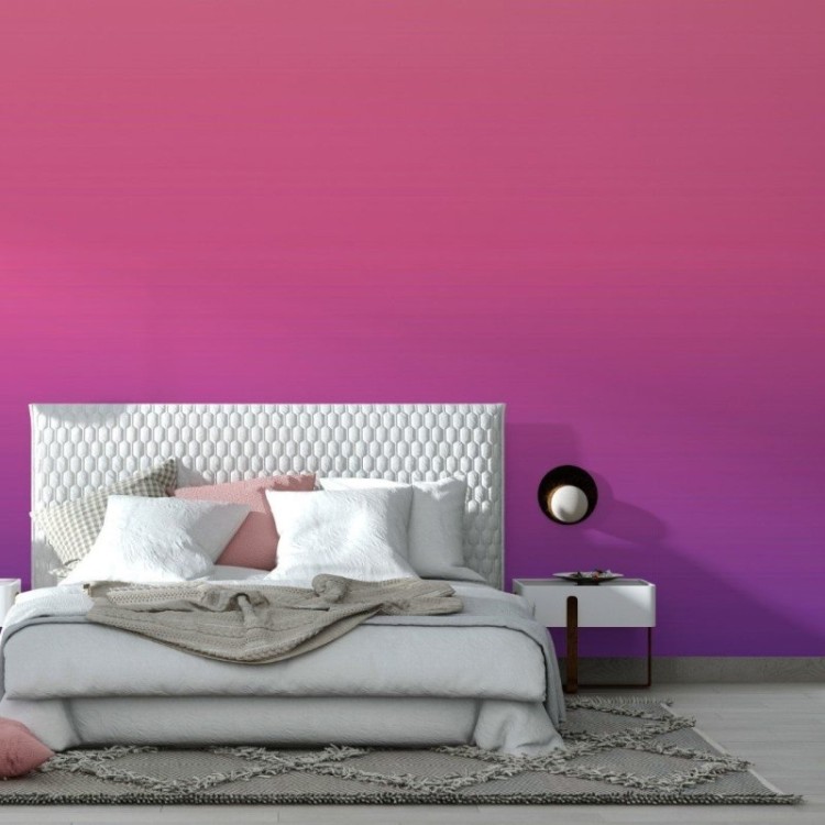Papel de Parede Adesivo degradê rosa roxo N014076