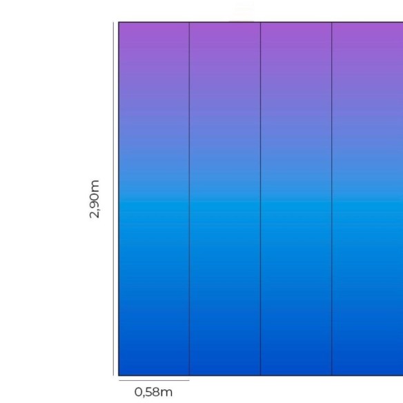Papel de Parede Adesivo degradê roxo azul N014075