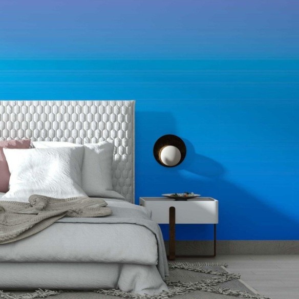 Papel de Parede Adesivo degradê roxo azul N014075