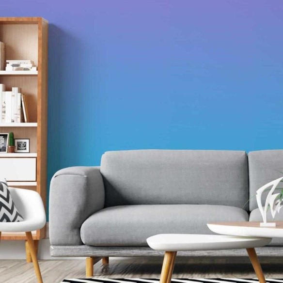 Papel de Parede Adesivo Degradê Roxo e Azul N05175