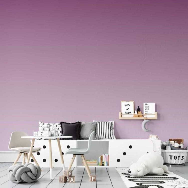 Papel de Parede Adesivo Degradê Roxo e Lilás...