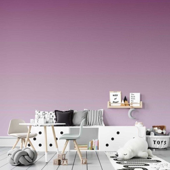 Papel de Parede Adesivo Degradê Roxo e Lilás N07164