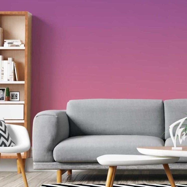 Papel de Parede Adesivo Degradê Roxo e Rosa N05176