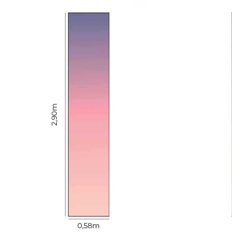 Papel de Parede Adesivo Degradê Roxo e Rosa...