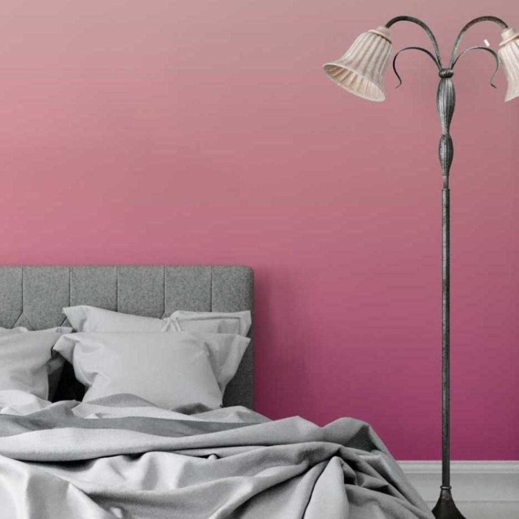 Papel de Parede Adesivo Degradê Salmão e Rosa...