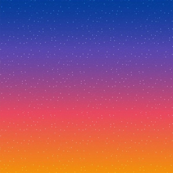 Papel de Parede Adesivo degradê Sunset Estrelado N014184