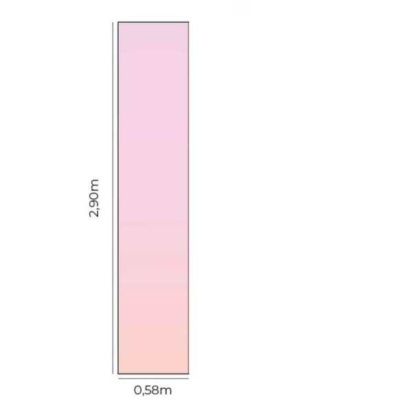 Papel de Parede Adesivo Degradê Tons de Rosa N05131