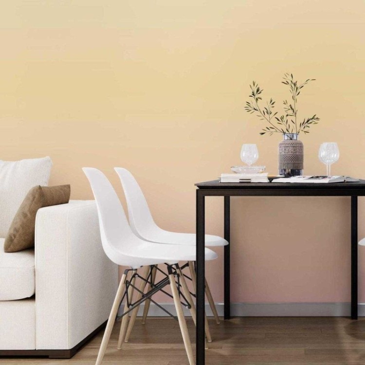 Papel de Parede Adesivo Degradê Verde Amarelo e...