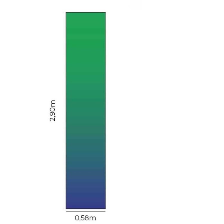 Papel de Parede Adesivo Degradê Verde Bandeira...